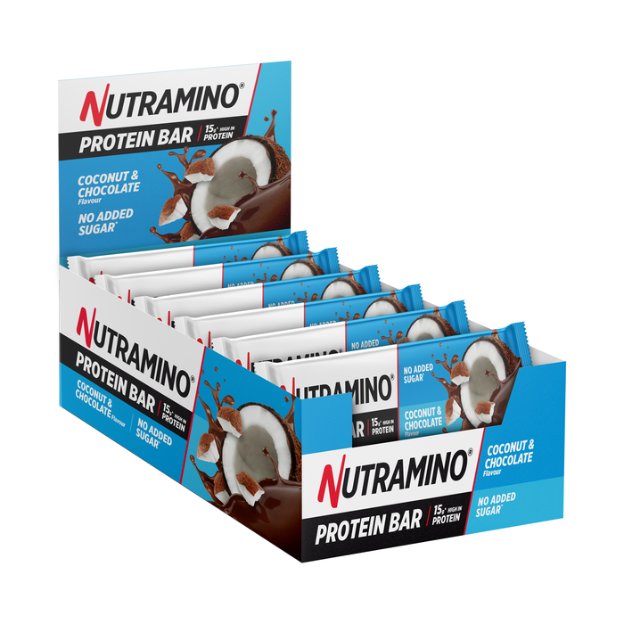 20 x Nutramino Protein Bar 50 g coconut_and_chocolate