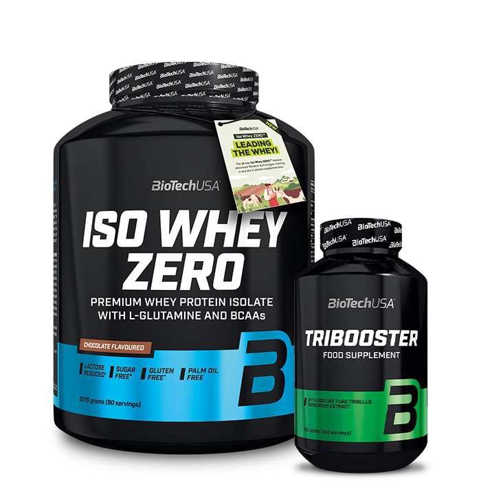 Biotech IsoWhey 1816 g + Tribooster Tribulus 60 tabs