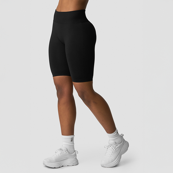 Define V-shape Biker Shorts Musta