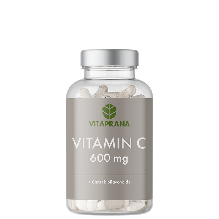 C-vitamiini 600 mg + bioflavonoidit 100 kapselia