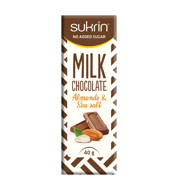 Maitosuklaa Mantelilla ja Merisuolalla