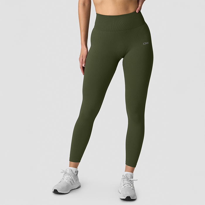 Ribbed Define Seamless Trikoot Vihre&auml;