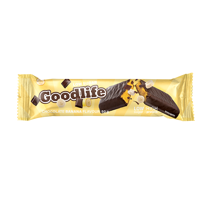 Proteiinipatukka V&auml;h&auml;sokerinen 50 g chocolate_banana