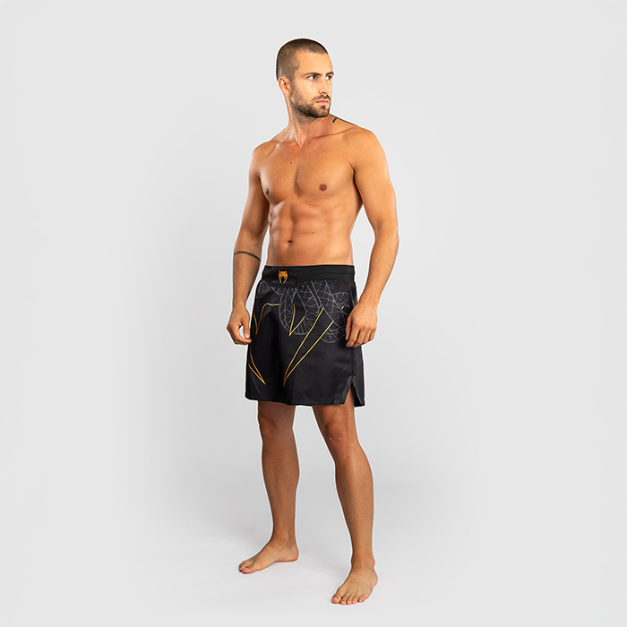 Serpenti Fightshortsit Musta Hopea Kulta