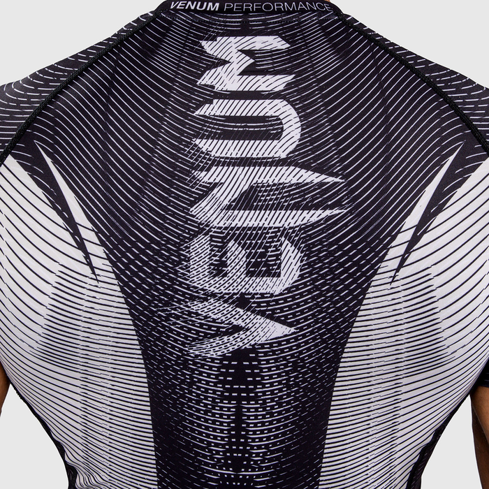 Venum GALACTIC 3.0 lyhythihainen rashguard off-white/musta
