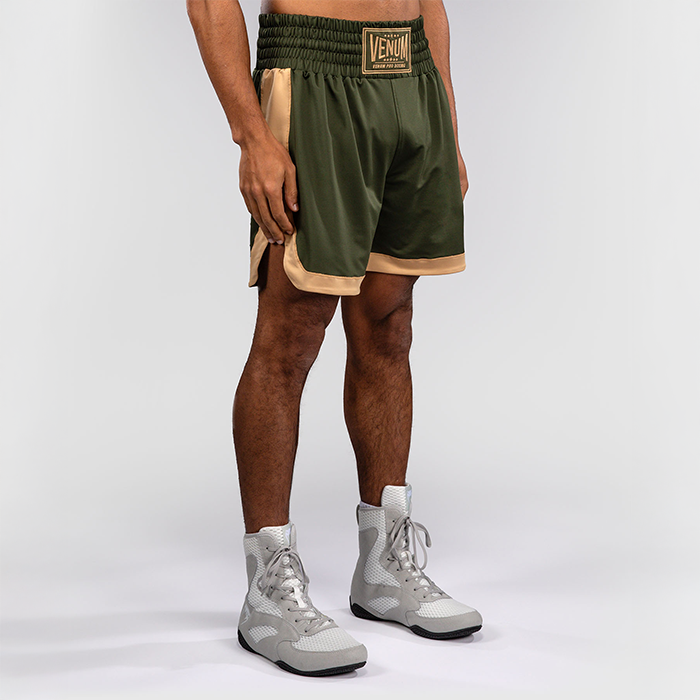 Classic Nyrkkeilyshortsit Vihre&auml; Beige