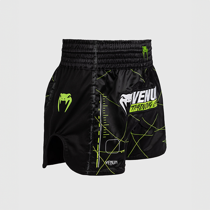 Training Camp 4.0 Muay Thai Shorts Musta Vihre&auml;