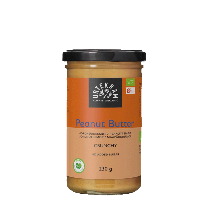 Urtekram Peanut butter crunchy 230 g