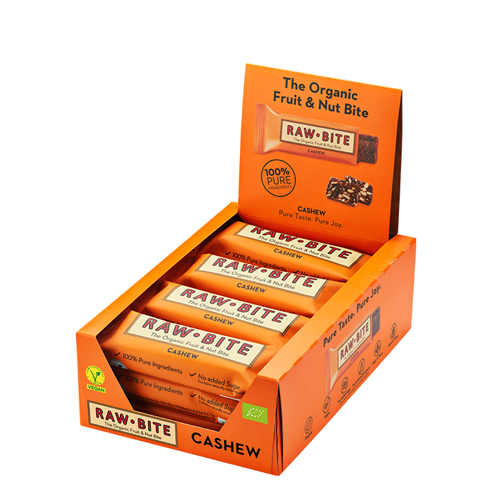 12 x Hedelmä-pähkinäpatukka 50 g Cashew