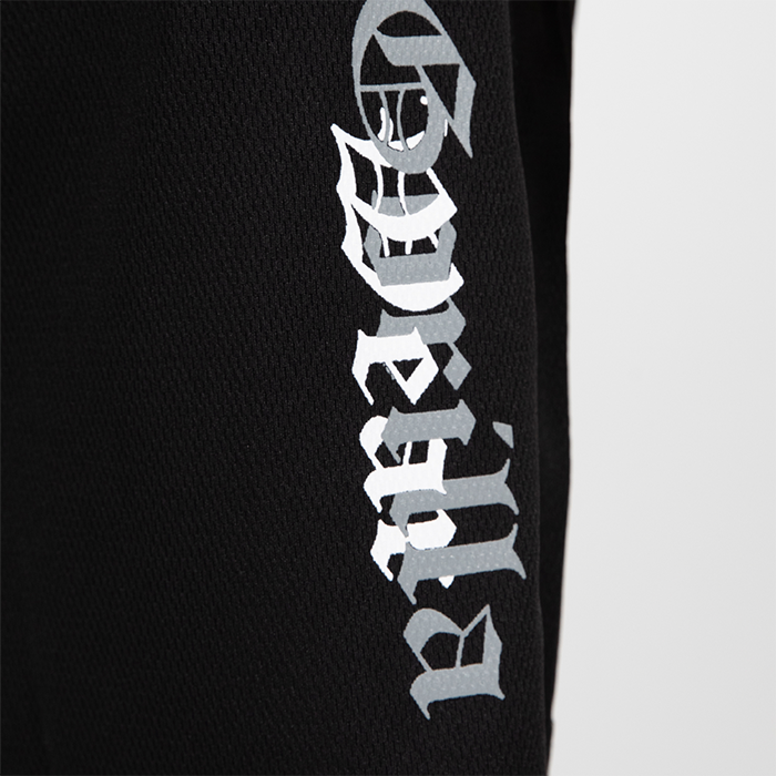 Marlow Mesh Shorts Musta Harmaa
