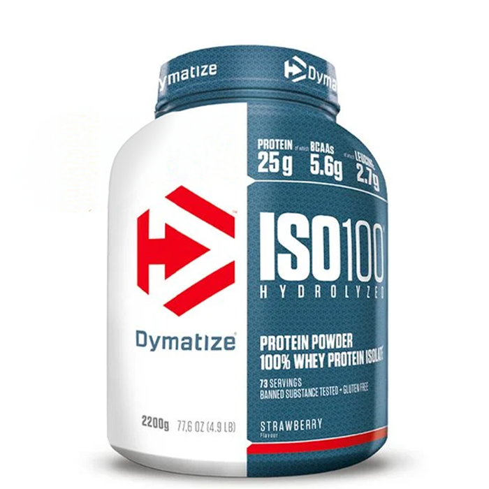Iso-100 heraproteiini-isolaatti 2,2 kg strawberry