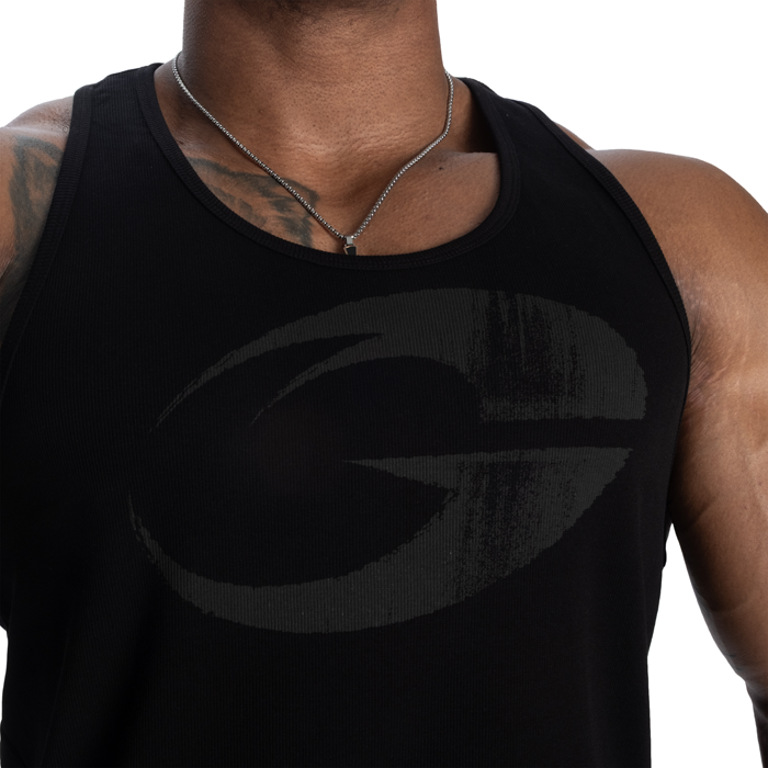 Gasp Rib Essential T-Back Musta