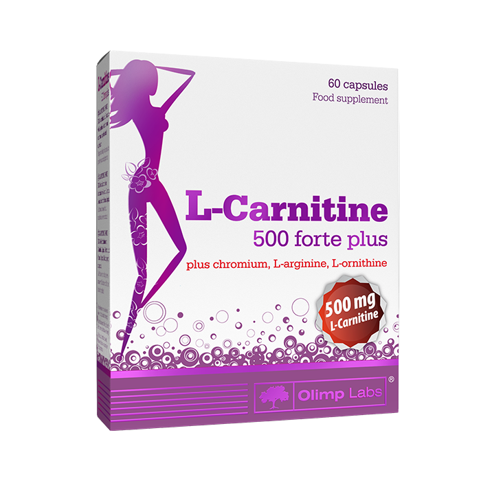 L-Carnitine 500 Forte Plus, 60 kapselia