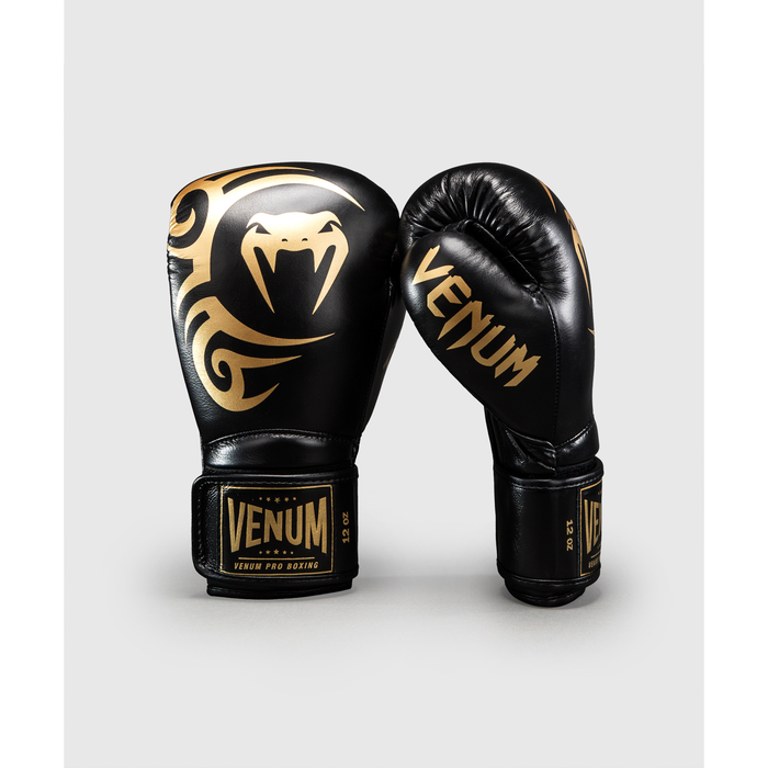 VENUM X MIKE TYSON TIGER Nyrkkeilyhanskat Musta/Kulta