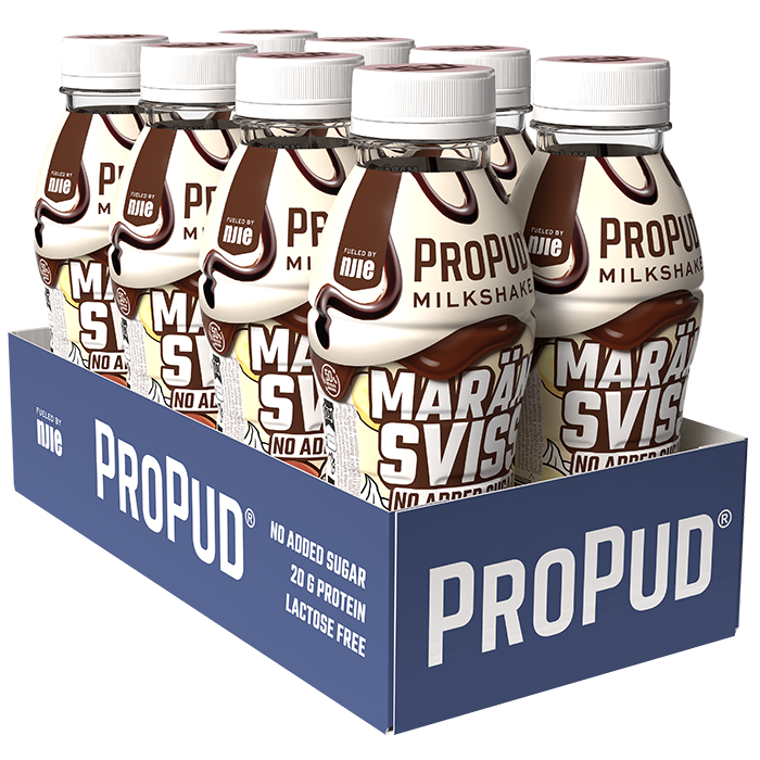8 x ProPud Protein Milkshake, 330 ml strawberry