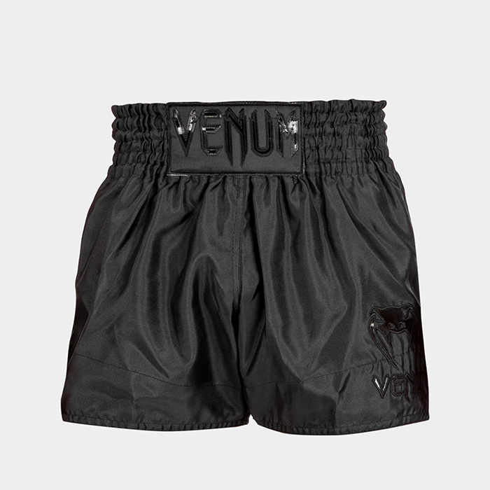 "Classic- Muay Thai -Shortsit, Mustat"