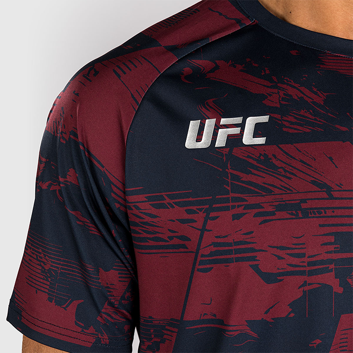 UFC Zenith by Venum Fight Week Dry Tech T-paita Sininen Punainen Harmaa