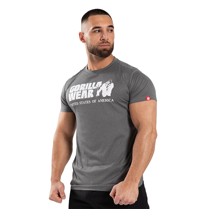 Classic Training T-Shirt, Grey Melange