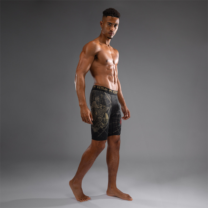 Santa Muerte 5.0 Vale Tudo Shorts Musta Kulta