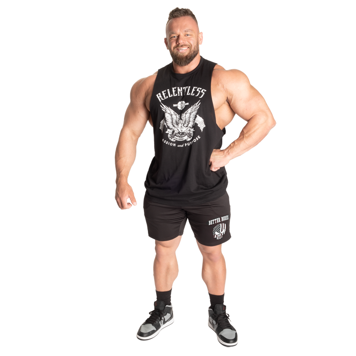 Skull Function Shorts Musta Valkoinen