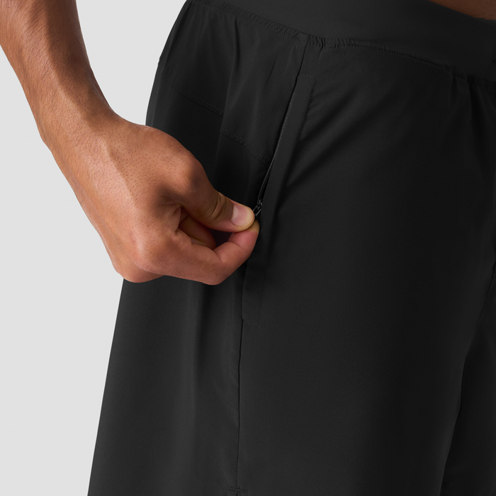 Workout 2-in-1 Shortsit 5 Tuumaa Musta