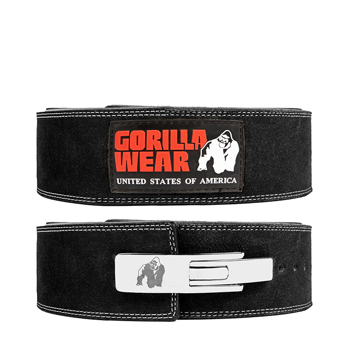 Gorilla Wear Gear 4 Inch Powerlifting Lever Belt Black