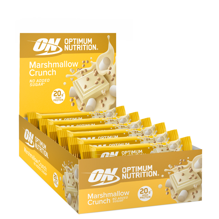 10 x Optimum Protein -patukat 65-70 g marshmallow_crunch