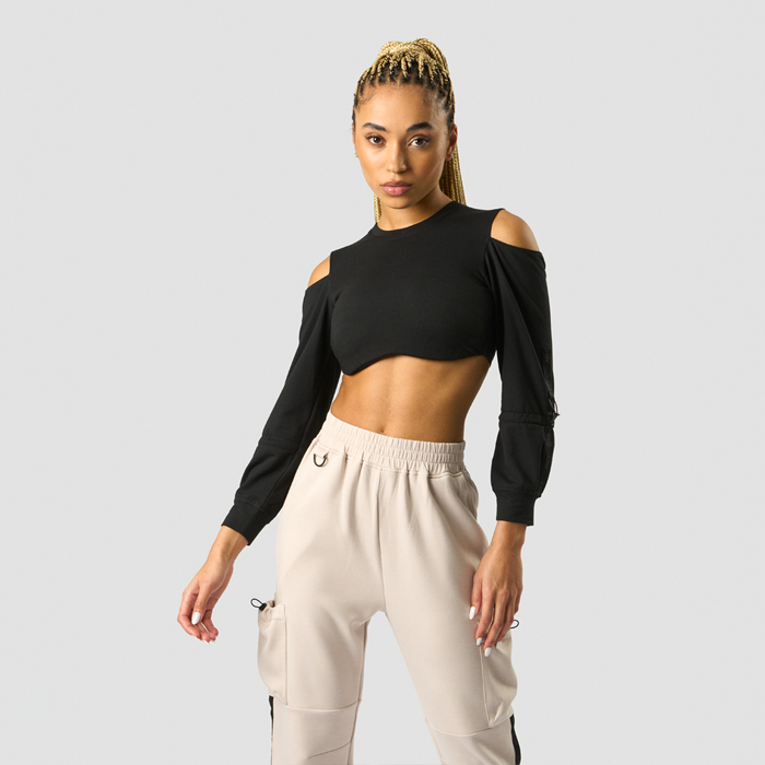 Stance Cropped Long Sleeve, Black