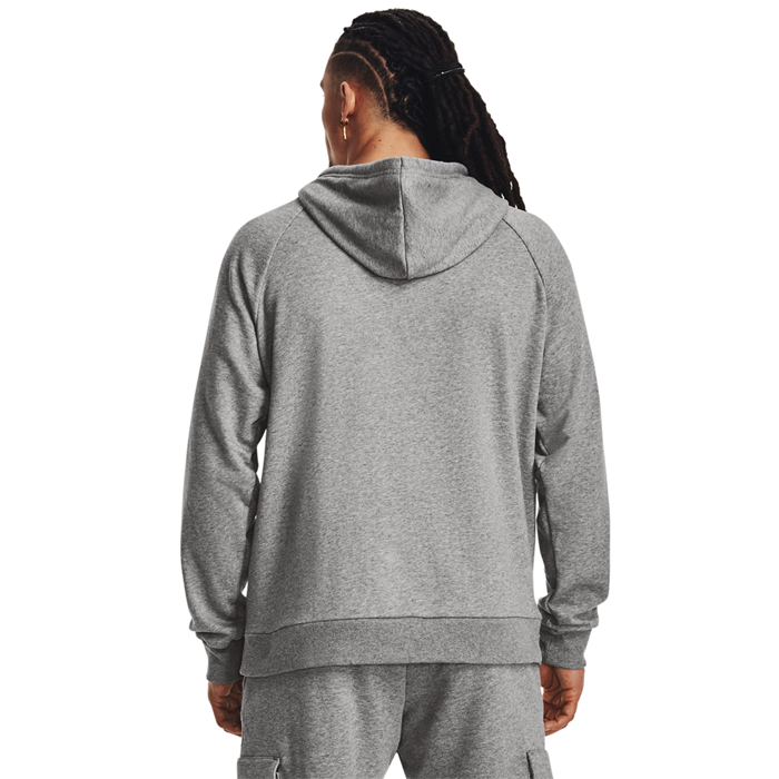 UA Rival Fleece Hoodie Castlerock Light Heather