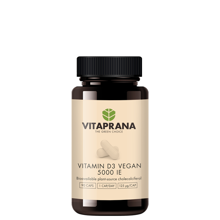 Vitamin D3 Vegan 5000 IE 90 kapslar