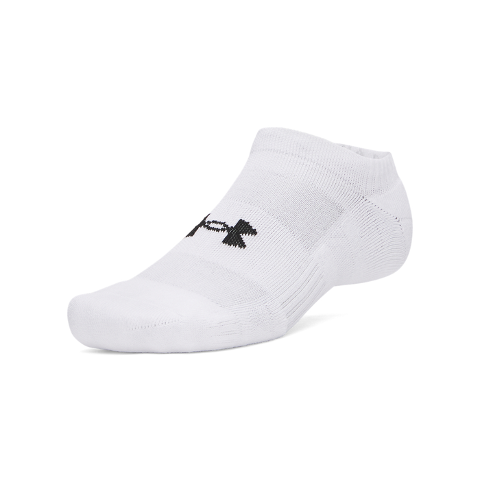 Performance Cotton No Show Sukat 3-pack Valkoinen