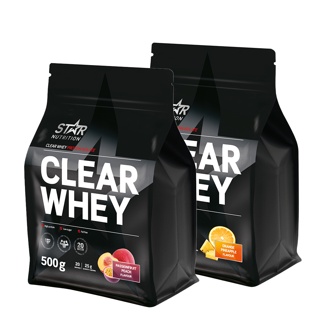 2 x Clear Whey- Heraproteiini 500 g