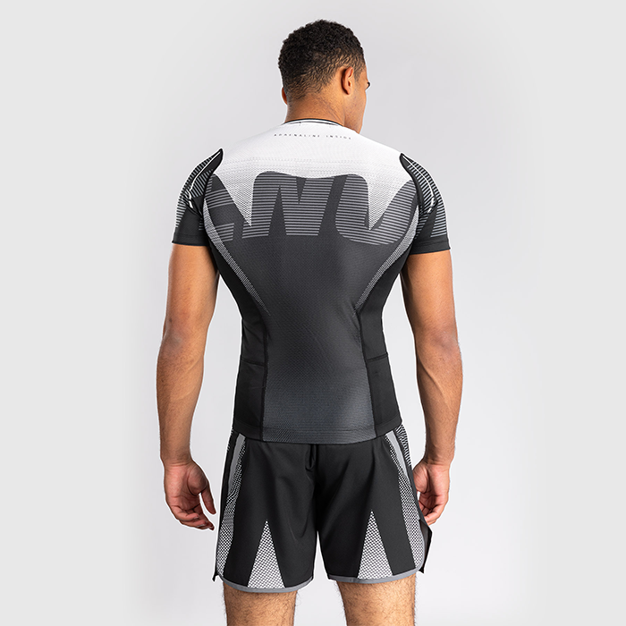Venum Adrenaline Rashguard Lyhythihainen Musta Harmaa