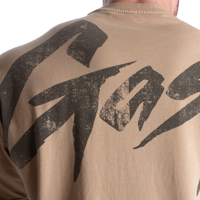 Washed T-paita Beige