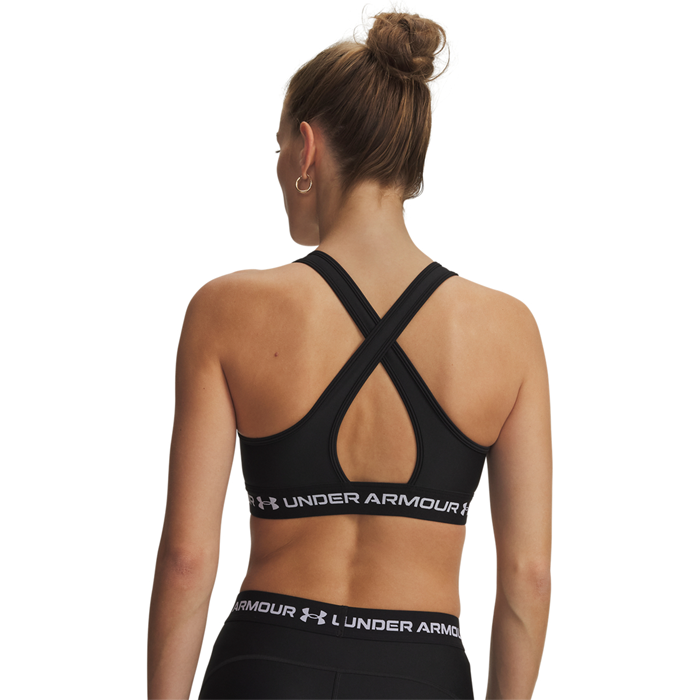 UA Crossback Urheilurintaliivit Valkoinen/Harmaa