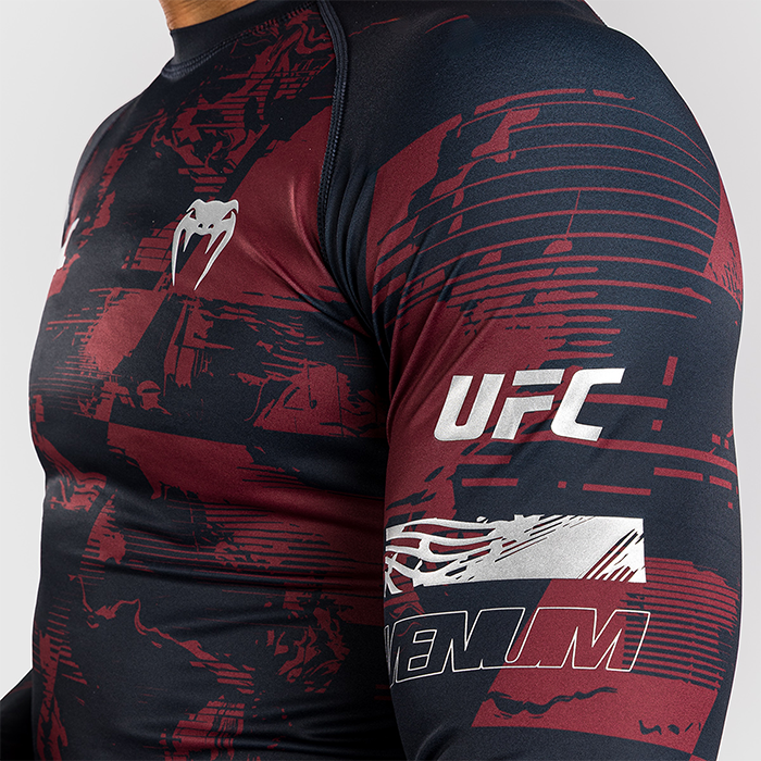 UFC Zenith by Venum Fight Week Rashguard Pitk&auml;hihainen Sininen Punainen Harmaa