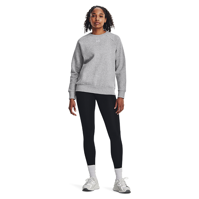 UA Rival Fleece Crew, Pitch Gray