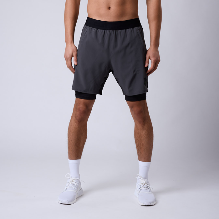 Rep 2 in 1 Shorts Harmaa