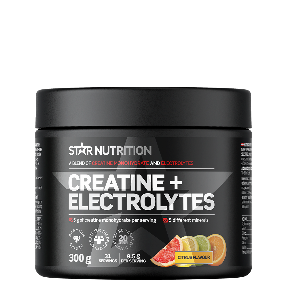 Creatine + Electrolytes, 300 g citrus