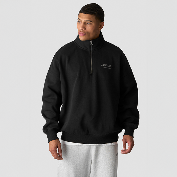 Everyday 1/4 Zip Paita Musta