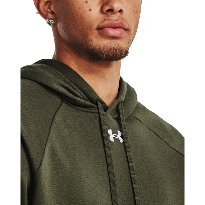 UA Rival Fleece Hoodie Marine OD Green