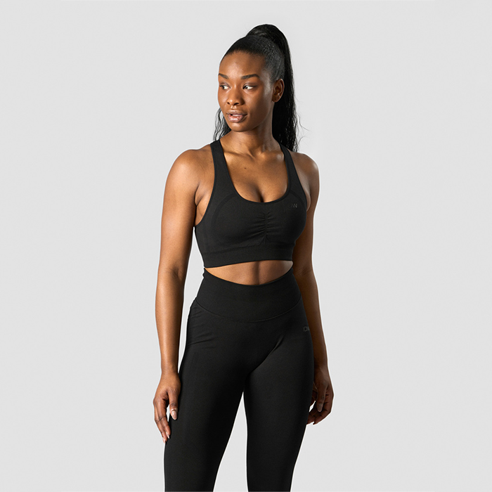 Rush Seamless Urheil bras Musta