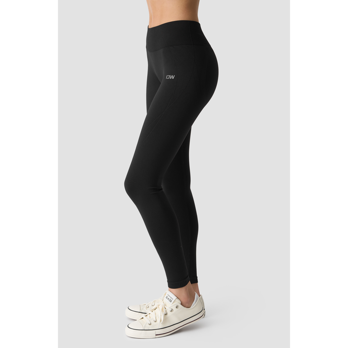 Shape Mid Waist Trikoot Musta