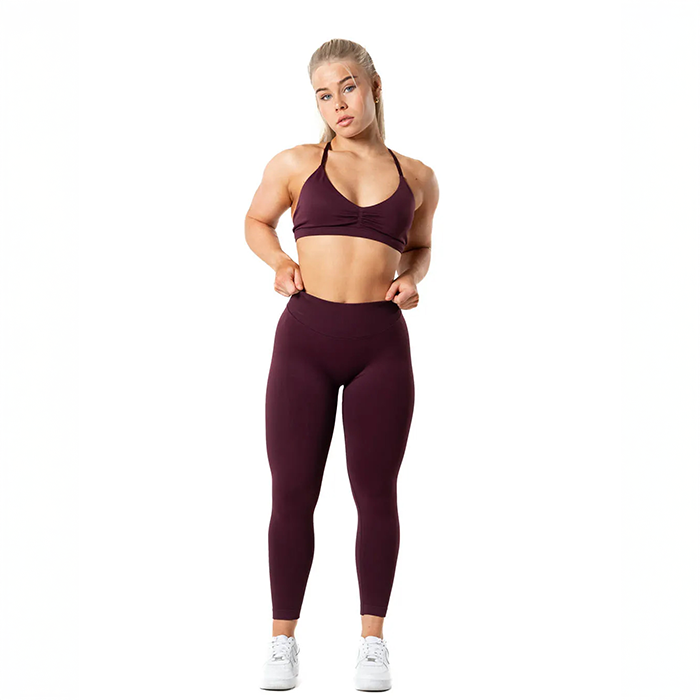 Aura Seamless Scrunch Trikoot Punainen