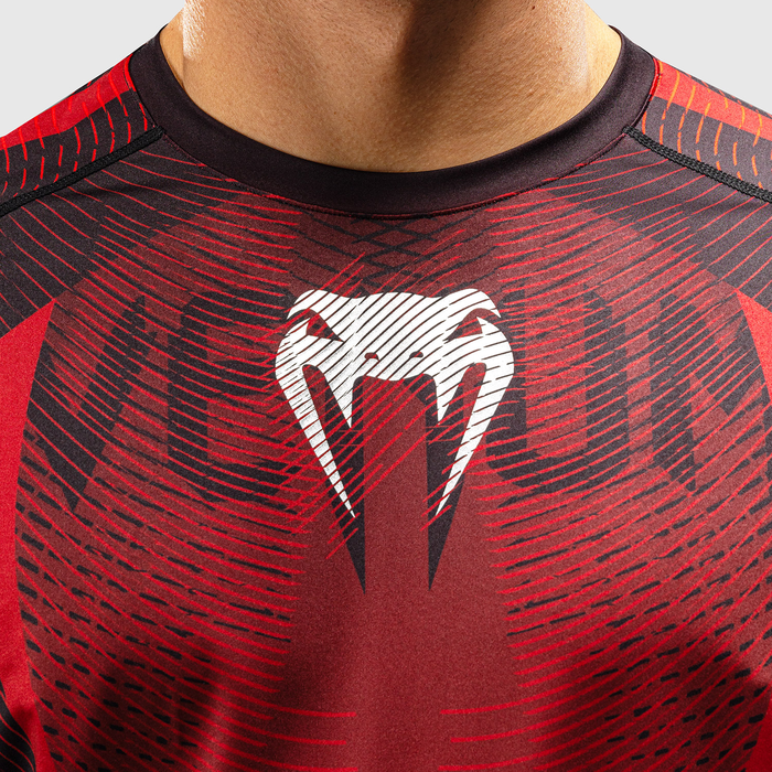 Venum GALACTIC 3.0 Dry Tech T-paita Punainen/Hopea