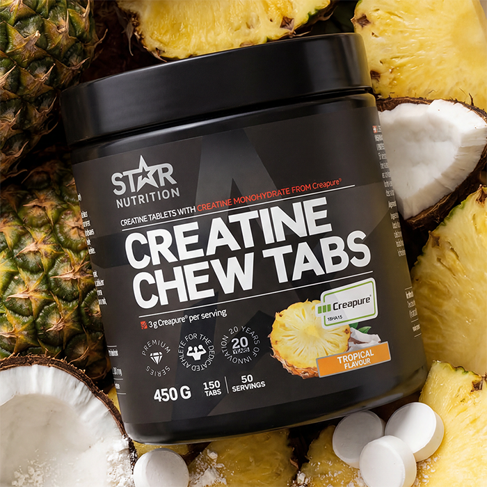 Creatine Chew Tabs, 150 tablettia tropical