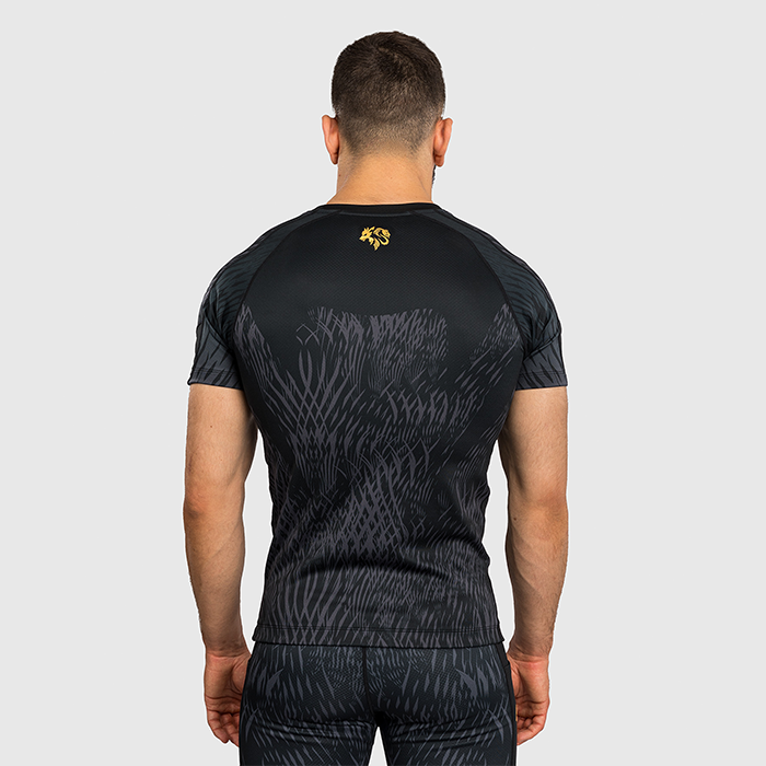 Venum X Chimaev Wild Borz Rashguard Lyhythihainen Musta Harmaa