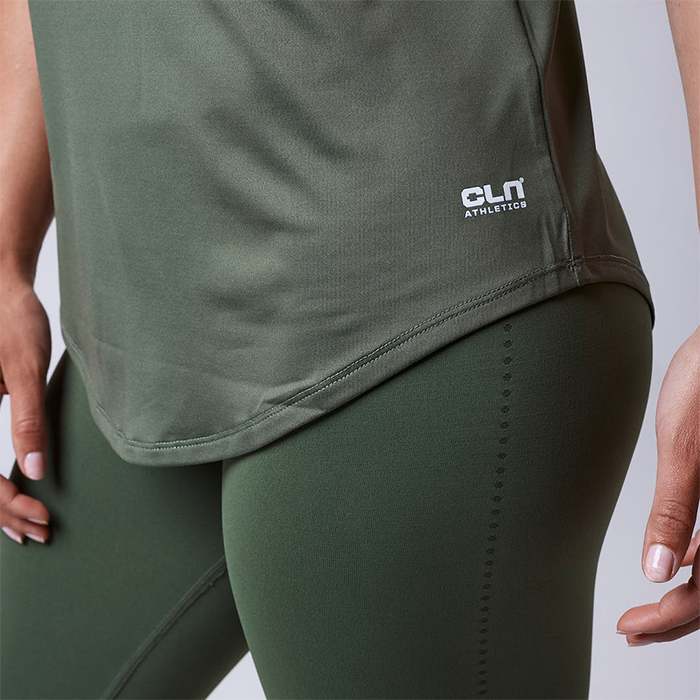 CLN Lucy ws T-shirt, Moss Green