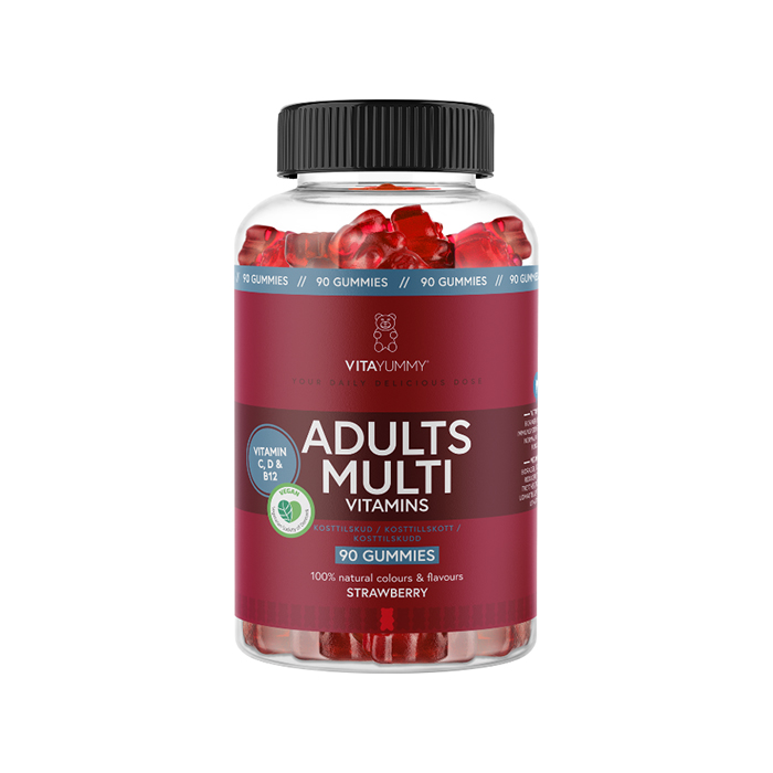 Adults Multivitamins Jordgubb 110 st Gummies Jordgubb