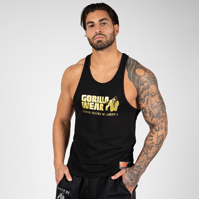 Classic Tank Top, Musta/Kulta